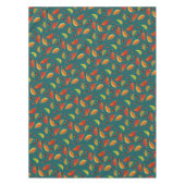 Herfstbladeren Noten Kastanjes Patroon Elegante He Tafelkleed (Voorkant)