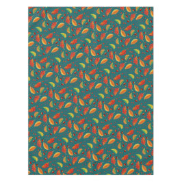 Herfstbladeren Noten Kastanjes Patroon Elegante He Tafelkleed