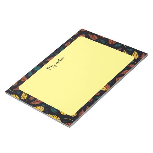 Herfstbladeren notitieblok (Schuin)