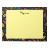 Herfstbladeren notitieblok (Voorkant)