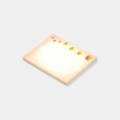 Herfstbladeren Notities Post-it® Notes (Schuin)