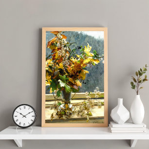 Herfstbladeren, Olga Wisinger-Florian Poster