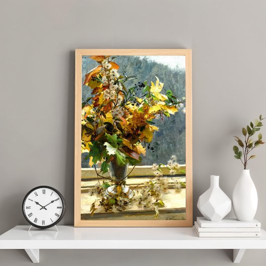 Herfstbladeren, Olga Wisinger-Florian Poster