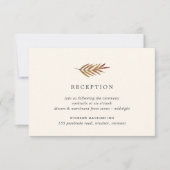 Herfstbladeren Ontvangst Enclosure Kaart (Voorkant)