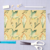 Herfstbladeren (ontwerp 44 geel/Sinaasappel serie) Tissuepapier (Craft)