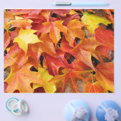 Herfstbladeren Oranje Geel Rood Flyer Papier (Enkel)