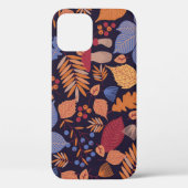 Herfstbladeren,  paddenstoelillustratie. Case-Mate iPhone case (Achterkant)