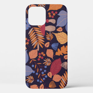 Herfstbladeren,  paddenstoelillustratie. Case-Mate iPhone case