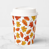 Herfstbladeren Papieren Bekers (Links)