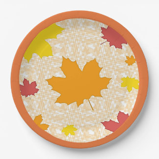Herfstbladeren Papieren bord