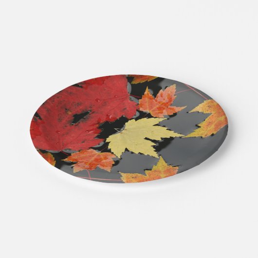 Herfstbladeren Papieren Bord (Gekanteld)