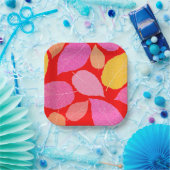 Herfstbladeren. Papieren Bordje (Feest)