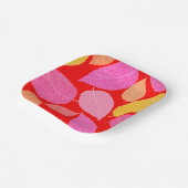 Herfstbladeren. Papieren Bordje (Gebogen)