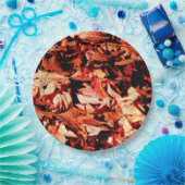 herfstbladeren papieren bordje (Feest)