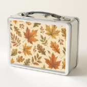 Herfstbladeren Patroon | Aquarel Herfstloof (Achterkant)