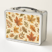 Herfstbladeren Patroon | Aquarel Herfstloof (Voorkant)