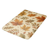 Herfstbladeren Patroon | Aquarel Herfstloof Badmat (Gekanteld)