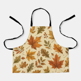 Herfstbladeren Patroon | Aquarel Herfstloof  Schort