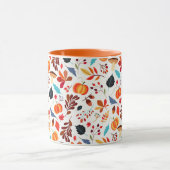 Herfstbladeren Patroon Mok (Midden)