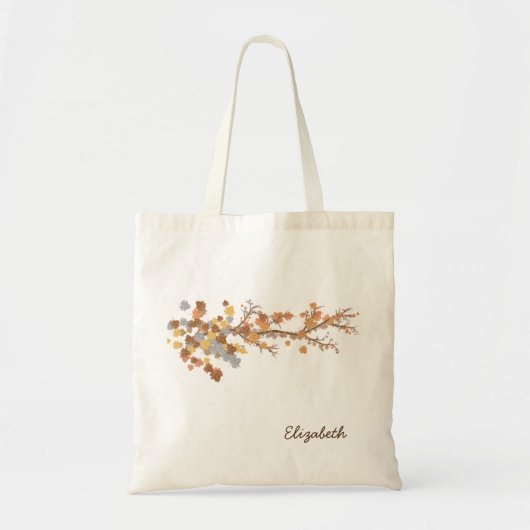 Herfstbladeren -Persoonlijk Tote Bag (Voorkant)