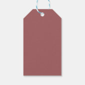 Herfstbladeren Pompoen Bruiloft Bridal Shower Cadeaulabel (Achterkant)