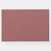 Herfstbladeren Pompoen Bruiloft Bridal Shower Gastenboek (Achterkant)