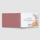 Herfstbladeren Pompoen Bruiloft Bridal Shower Gastenboek (Volledig)