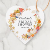 Herfstbladeren Pompoen Bruiloft Feest Favor Gift T Bedankjes Labels (Achterkant)