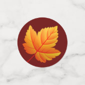 Herfstbladeren, pompoen & fruit Thanksgiving Confetti (Kleine voorkant)