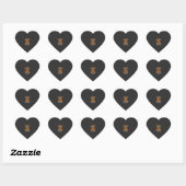 Herfstbladeren Pompoenen Alsjeblieft Halloween Pom Hart Sticker (Vel)