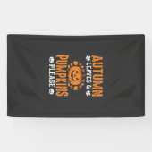 Herfstbladeren Pompoenen Alsjeblieft Halloween Pom Spandoek (Horizontaal)