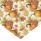 Herfstbladeren, pompoenen en druiven korte tafelloper (Hoek)