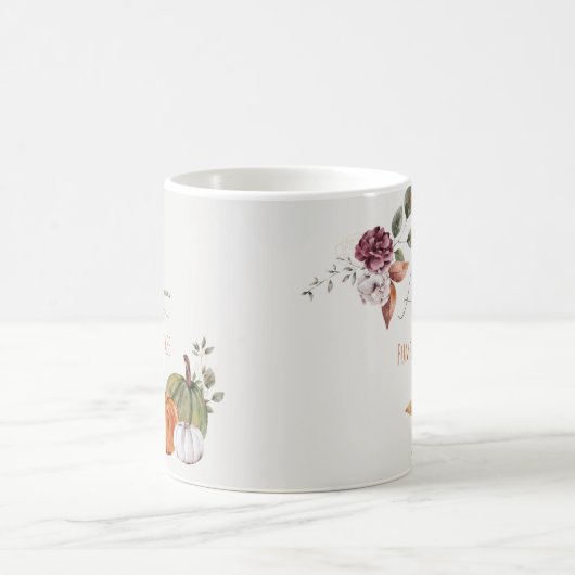 Herfstbladeren & pompoenen Gelieve rustieke Waterv Koffiemok (Center)