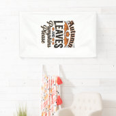 Herfstbladeren Pompoenen Gelieve Vintage Fall_1 Spandoek (Insitu)