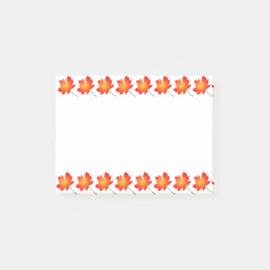Herfstbladeren Post-it-Notes Post-it® Notes (Voorkant)