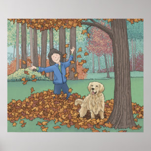 Herfstbladeren Poster