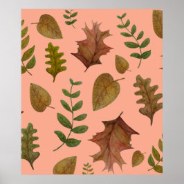 Herfstbladeren Poster