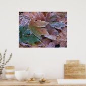 Herfstbladeren Poster papier (mat) (Keuken)