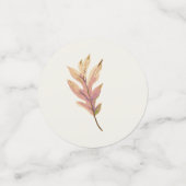 Herfstbladeren proefdiners confetti (Kleine voorkant)