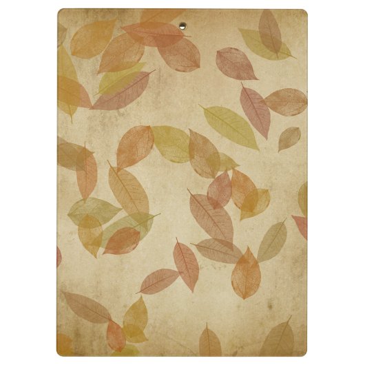 Herfstbladeren Professioneel Klembord (Achterkant)