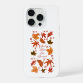 Herfstbladeren Richt Je Op Jezelf Citaat iPhone  15 Pro Case