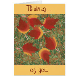 Herfstbladeren Rode esdoorn Abstract op gras