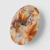  herfstbladeren ronde klok (Hoek)