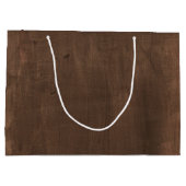 Herfstbladeren Rustieke Bruiloft Groot Cadeauzakje (Achterkant)