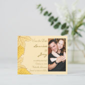 Herfstbladeren - Save the Date Kaart (Staand voorkant)