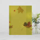 Herfstbladeren Sieraden - Briefpapier (Staand voorkant)