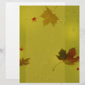 Herfstbladeren Sieraden - Briefpapier (Voorkant / Achterkant)