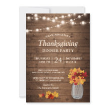 Herfstbladeren Snaar Lichtjes Thanksgiving Diner