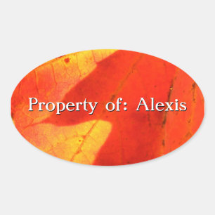 Herfstbladeren Sticker