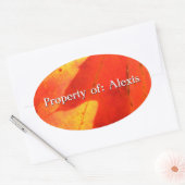 Herfstbladeren Sticker (Envelop)